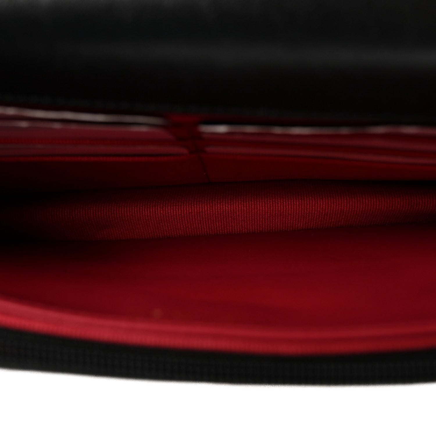 Lambskin Quilted CHNL 19 Wallet On Chain WOC Black