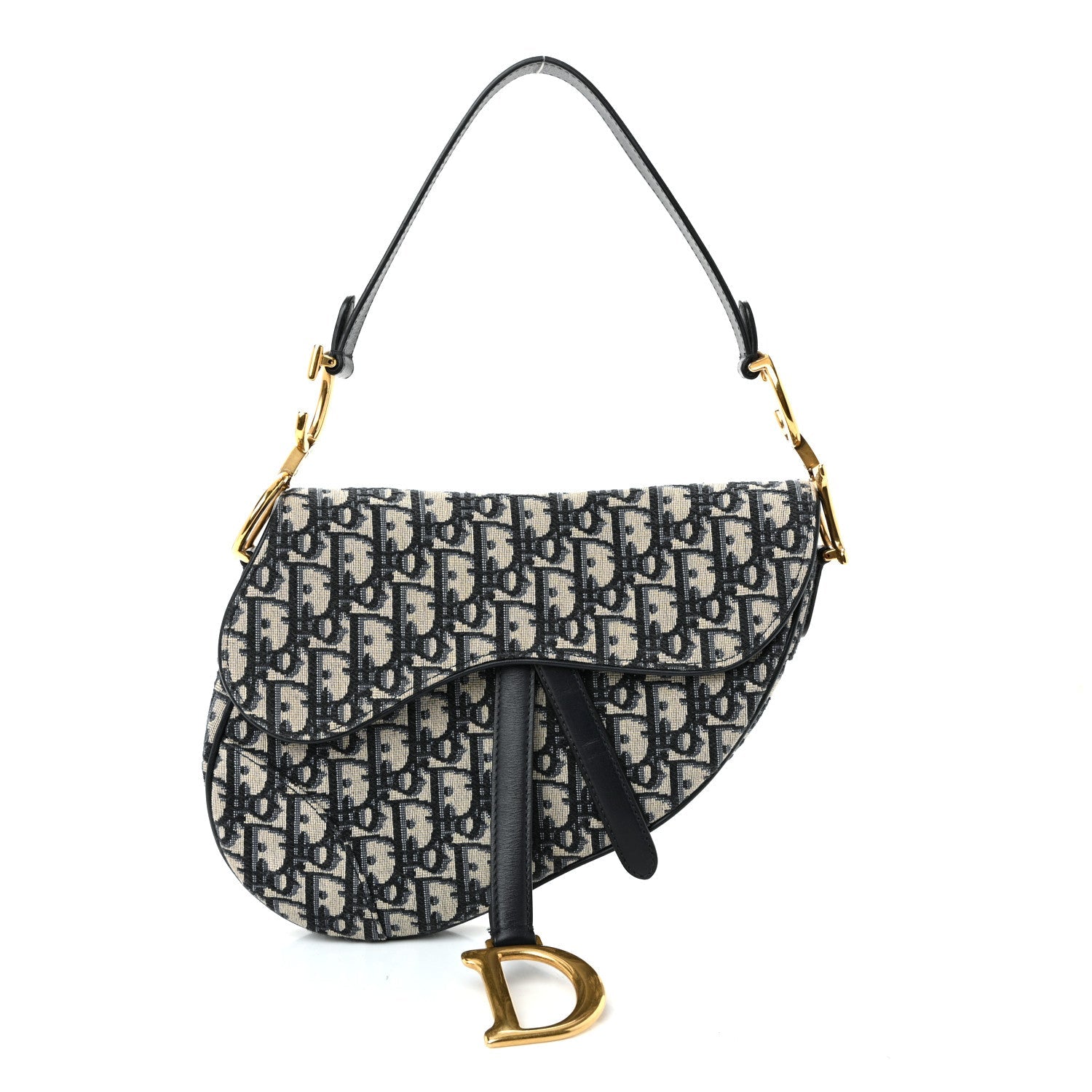 Oblique Saddle Bag Blue