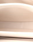 Lambskin Lacquered Quilted Small Trendy CC Dual Handle Flap Bag White