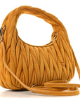 Suede Matelasse Mini Wander Hobo Whisky