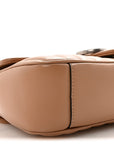 Calfskin Matelasse Aria Small GG Marmont Shoulder Bag Camelia