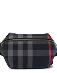 House Check Sonny Bum Bag Navy Grey