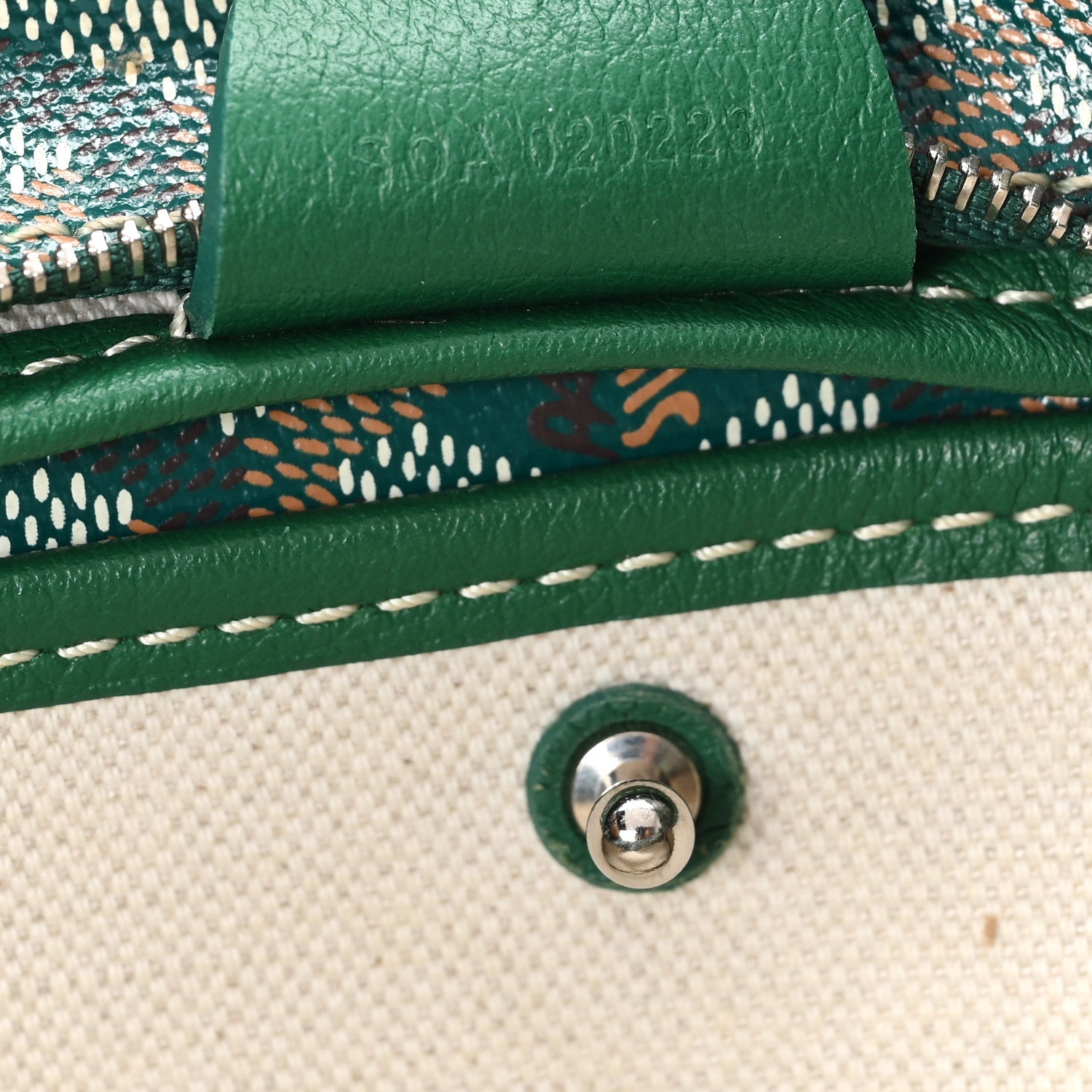 Goyardine Artois PM Green