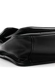 Lambskin Matelasse Monogram Baby Niki Chain Satchel Black
