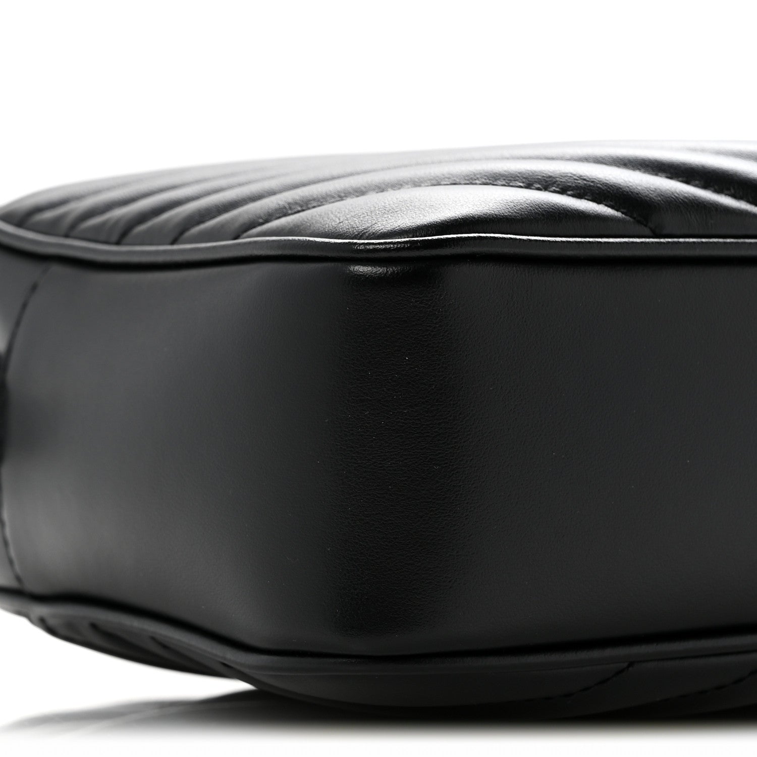Calfskin Matelasse Monogram Lou Camera Bag Black