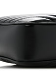 Calfskin Matelasse Monogram Lou Camera Bag Black