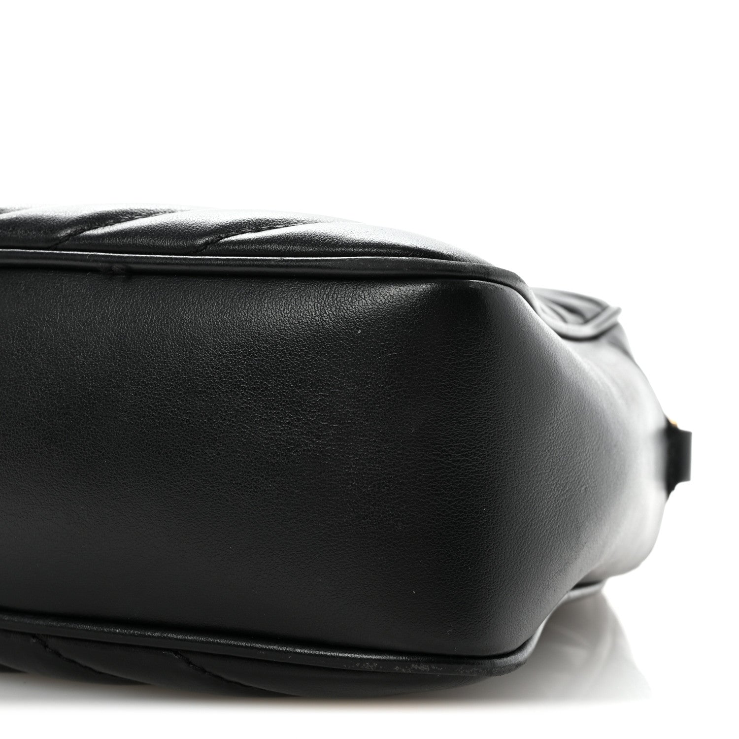 Calfskin Matelasse Monogram Lou Camera Bag Black