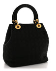 Nylon Cannage Medium Lady D1OR Black