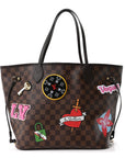 Damier Ebene Travel Stickers Neo Neverfull MM