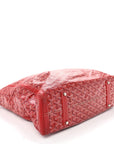 Goyardine Voltaire Tote Red