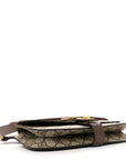 GG Supreme Monogram Textured Dollar Calfskin Blondie Belt Bag Beige Ebony New Acero