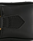 Calfskin Matelasse Mini GG Marmont Chain Shoulder Bag Black