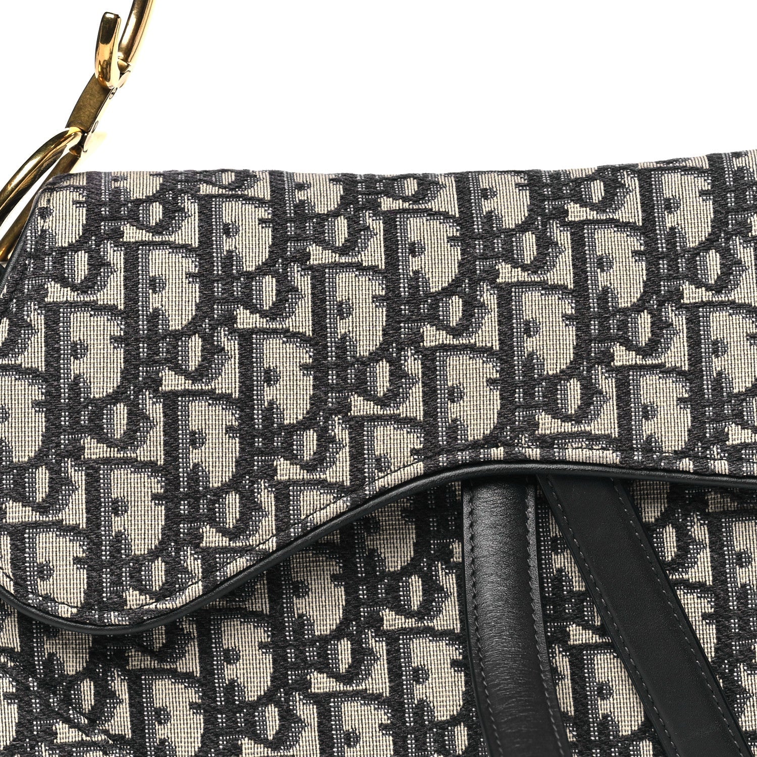 Oblique Saddle Bag Blue