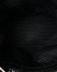Nylon Tessuto Impuntu Quilted Tote Black