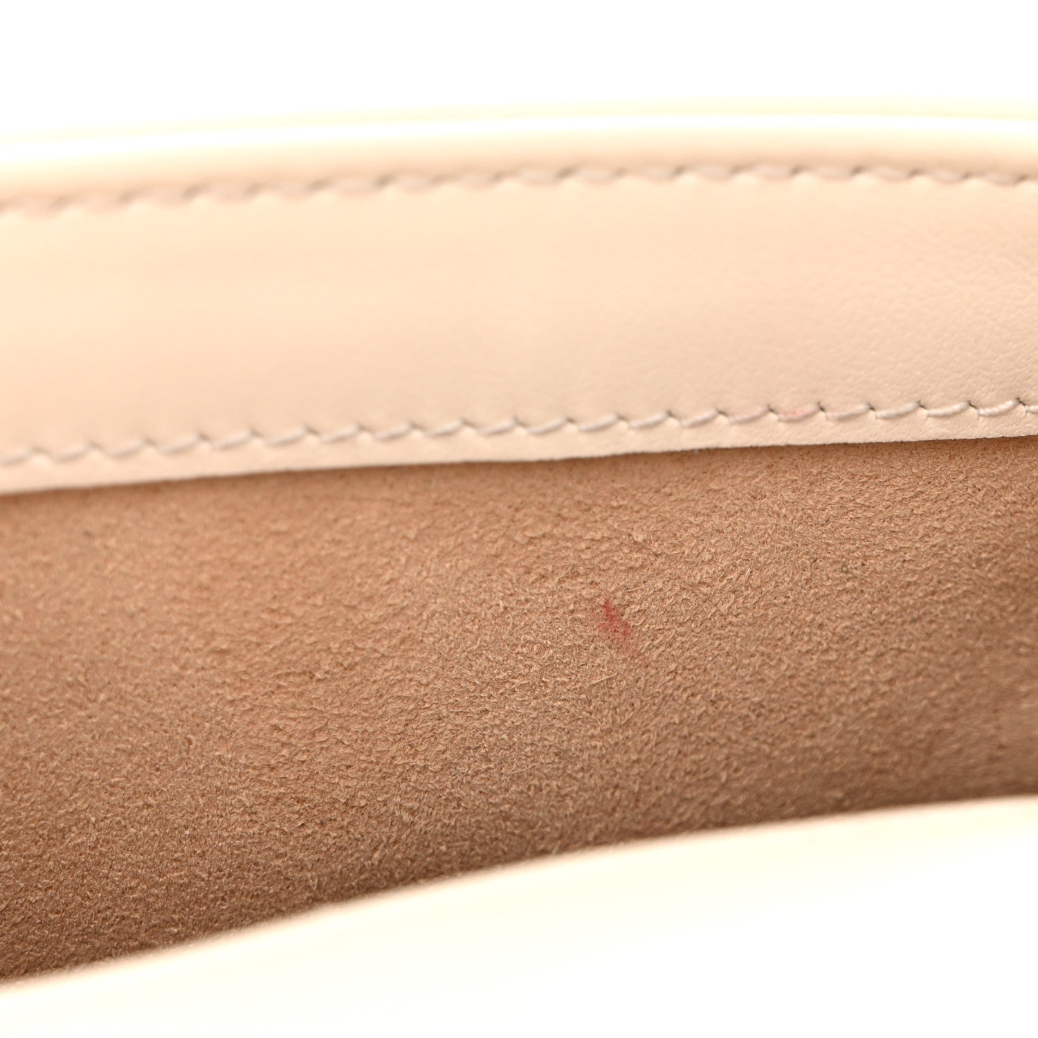 Calfskin Matelasse Mini GG Marmont Top Handle Shoulder Bag White