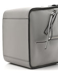 Grained Calfskin Mini Hammock Shoulder Bag Pearl Grey