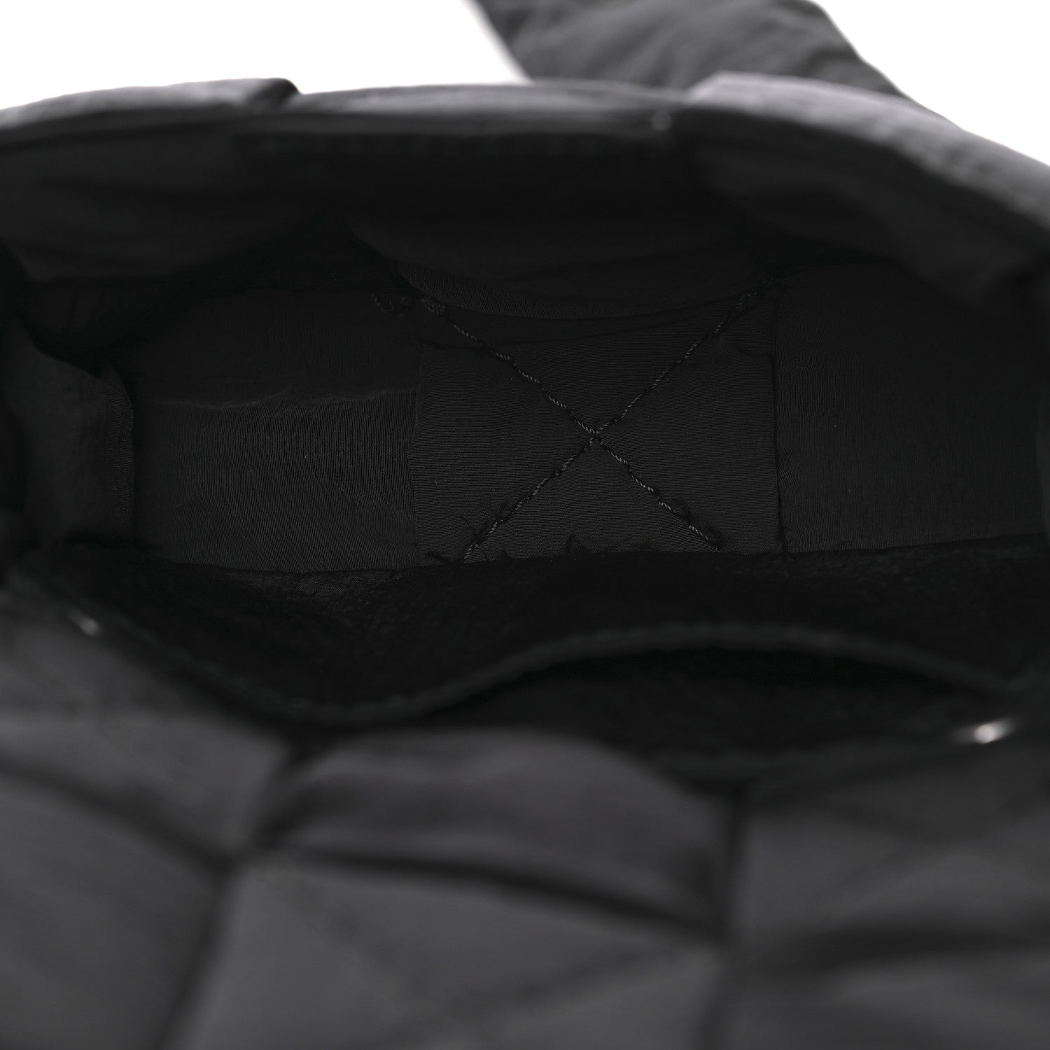 Nylon Intrecciato Padded Tech Candy Cassette Bag Black