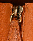 Goatskin Nano Luggage Orange