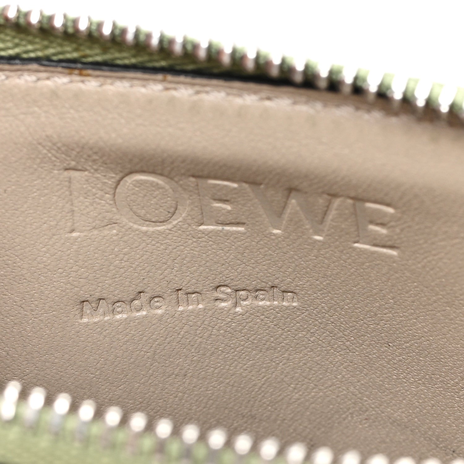 Soft Grained Calfskin Coin Card Holder Rosemary Tan