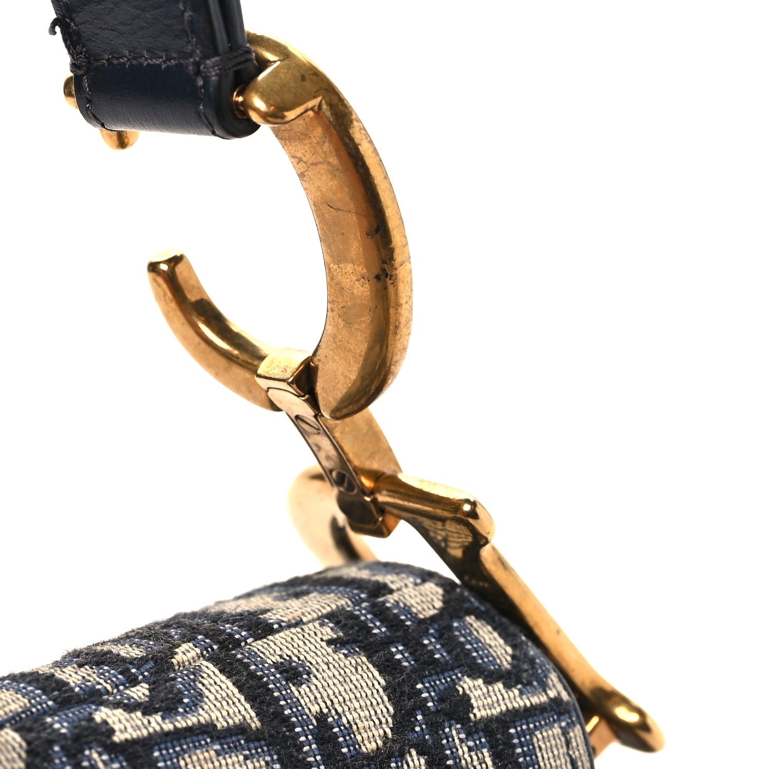 Oblique Saddle Bag Blue