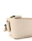 Perforated Calfskin Leggero Intrecciato Belt Bag Mist Plaster