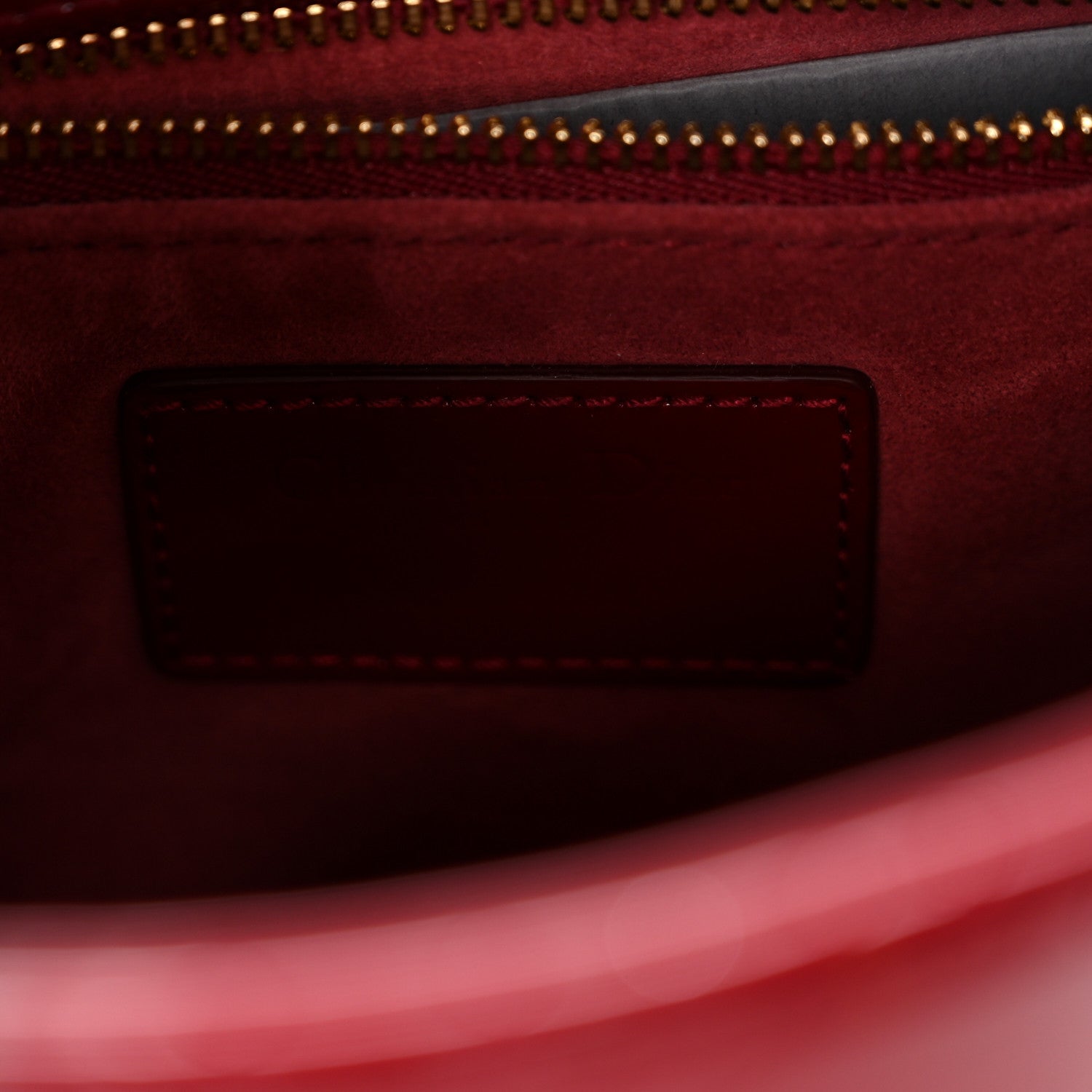 Patent Cannage Small Lady D1OR Cherry Red