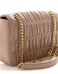 Nappa Gaufre Flap Cipria