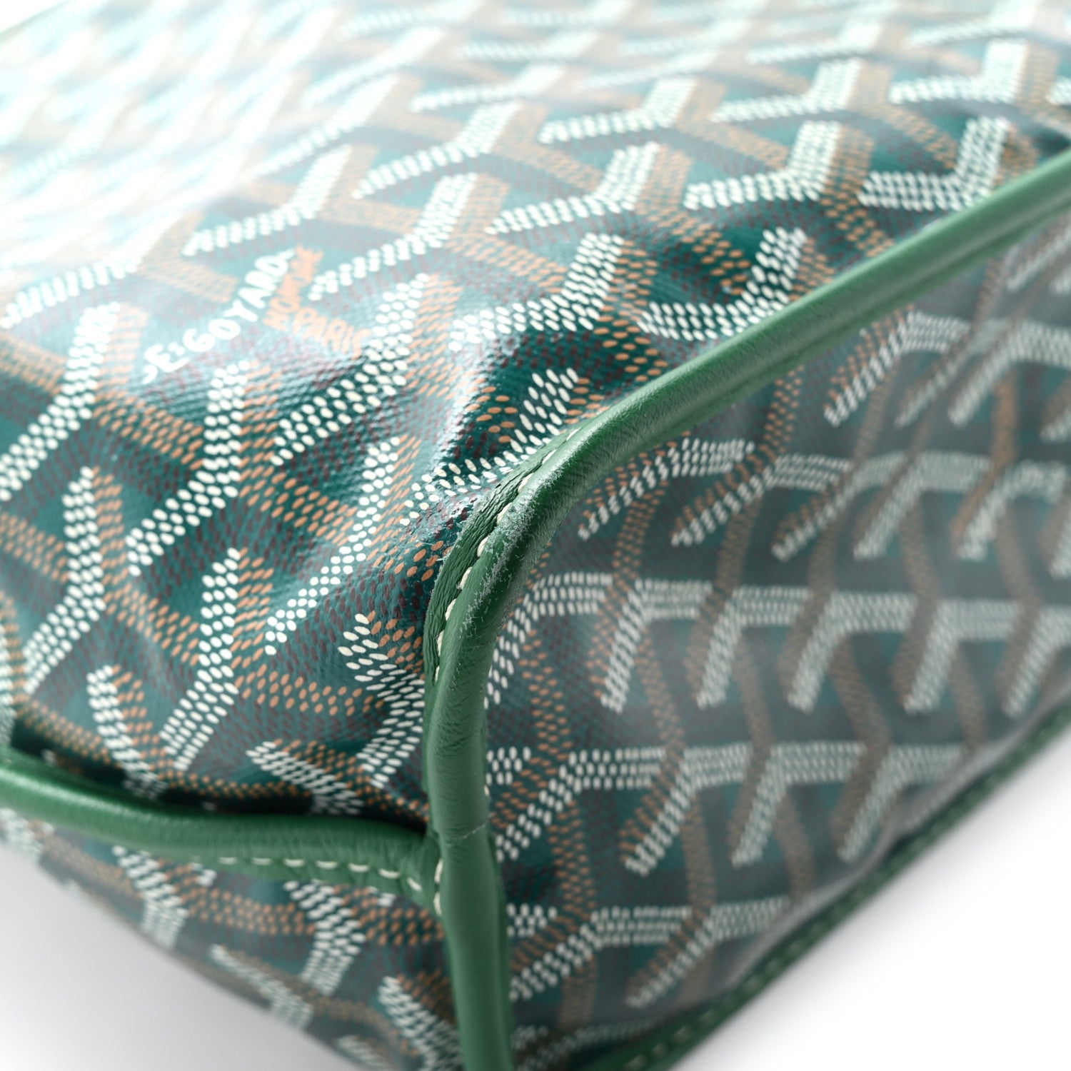 Goyardine Reversible Mini Anjou Green