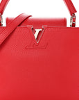 Taurillon Capucines PM Rubis
