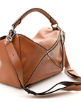 Calfskin Medium Puzzle Bag Tan