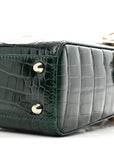 Alligator Crystal Mini Lady D1OR Dark Green