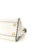 Cuoio Romano Selleria Tri-color Mini Peekaboo Iconic Satchel White Indaco Saddler