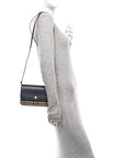 Calfskin Vintage Check New Hampshire Bag Black