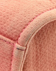 Canvas Mini Deauville Tote Red