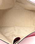 Grained Calfskin Small Hammock Shoulder Bag Raspberry