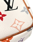 Monogram Multicolor Pochette Accessories White