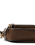 Re-Nylon Saffiano Mini Shoulder Bag Sienna