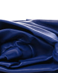Smooth Calfskin Rose Clutch Knight