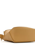 Calfskin Mini Woven Puzzle Bag Sahara