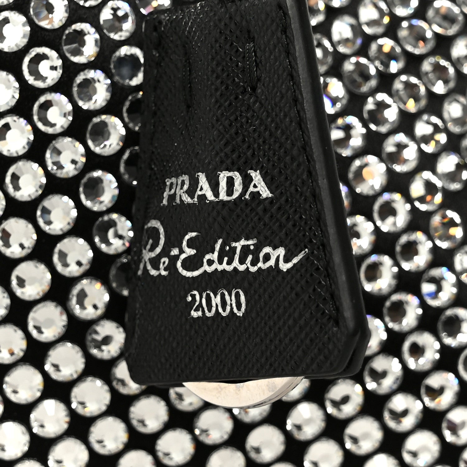 Satin Crystal Mini Re-Edition 2000 Bag Cristal