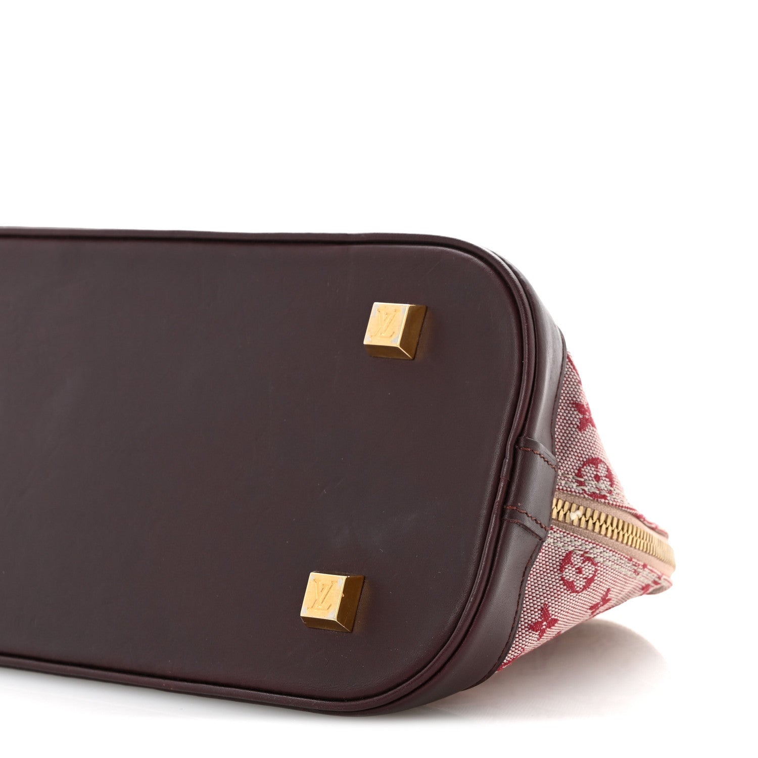 Mini Monogram Alma Long Cherry