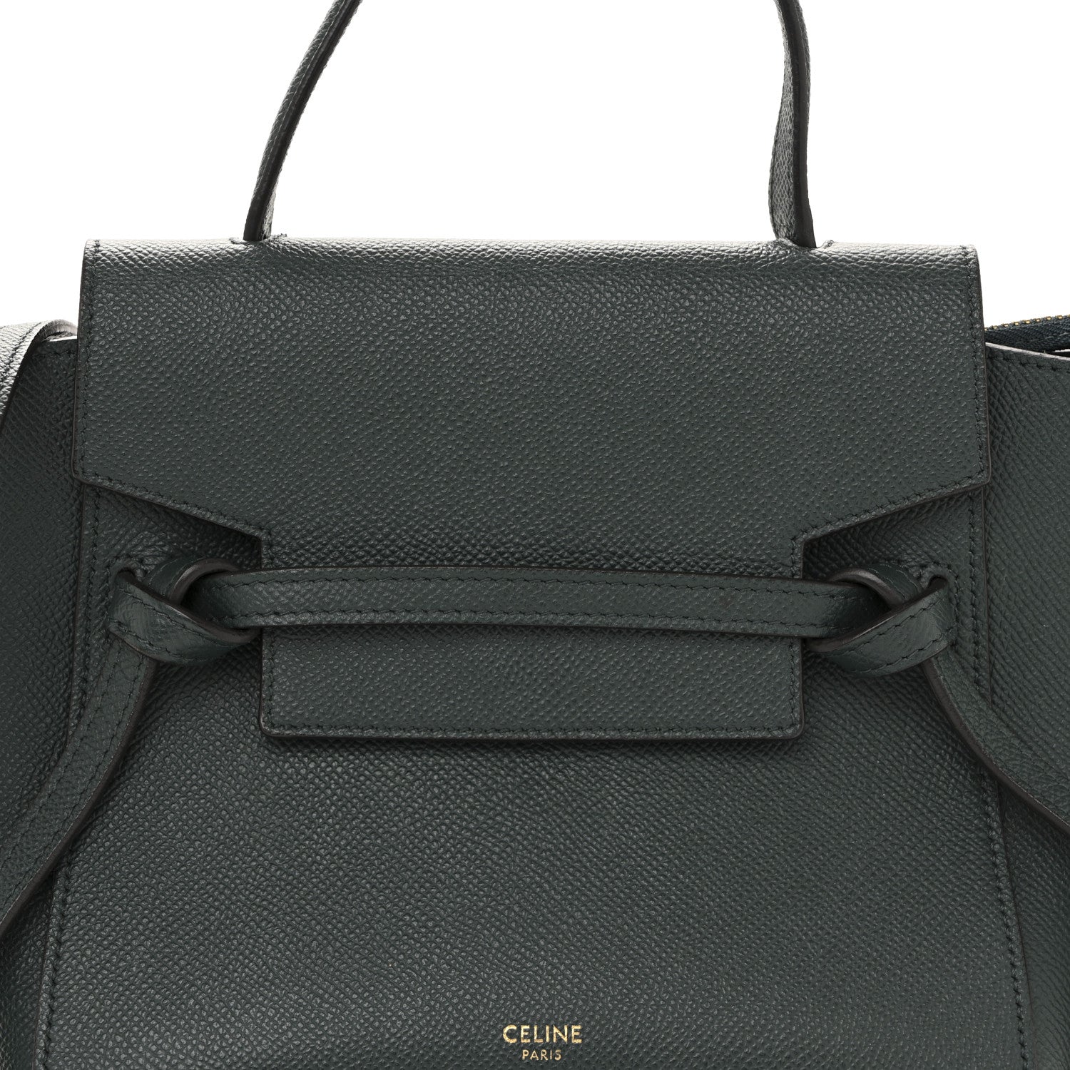 Grained Calfskin Nano Belt Bag Amazone