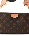 Monogram Multi Pochette Accessories Large Pochette Rose Clair