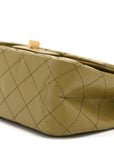 Aged Calfskin Quilted 2.55 Reissue 224 Flap  Khaki