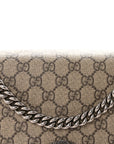 GG Supreme Monogram Medium Dionysus Shoulder Bag Taupe
