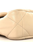 Lambskin Quilted Medium CHNL 19 Flap Beige