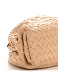 Nappa Maxi Intrecciato The Pouch Oversized Clutch Almond