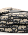 Oblique Saddle Bag Blue
