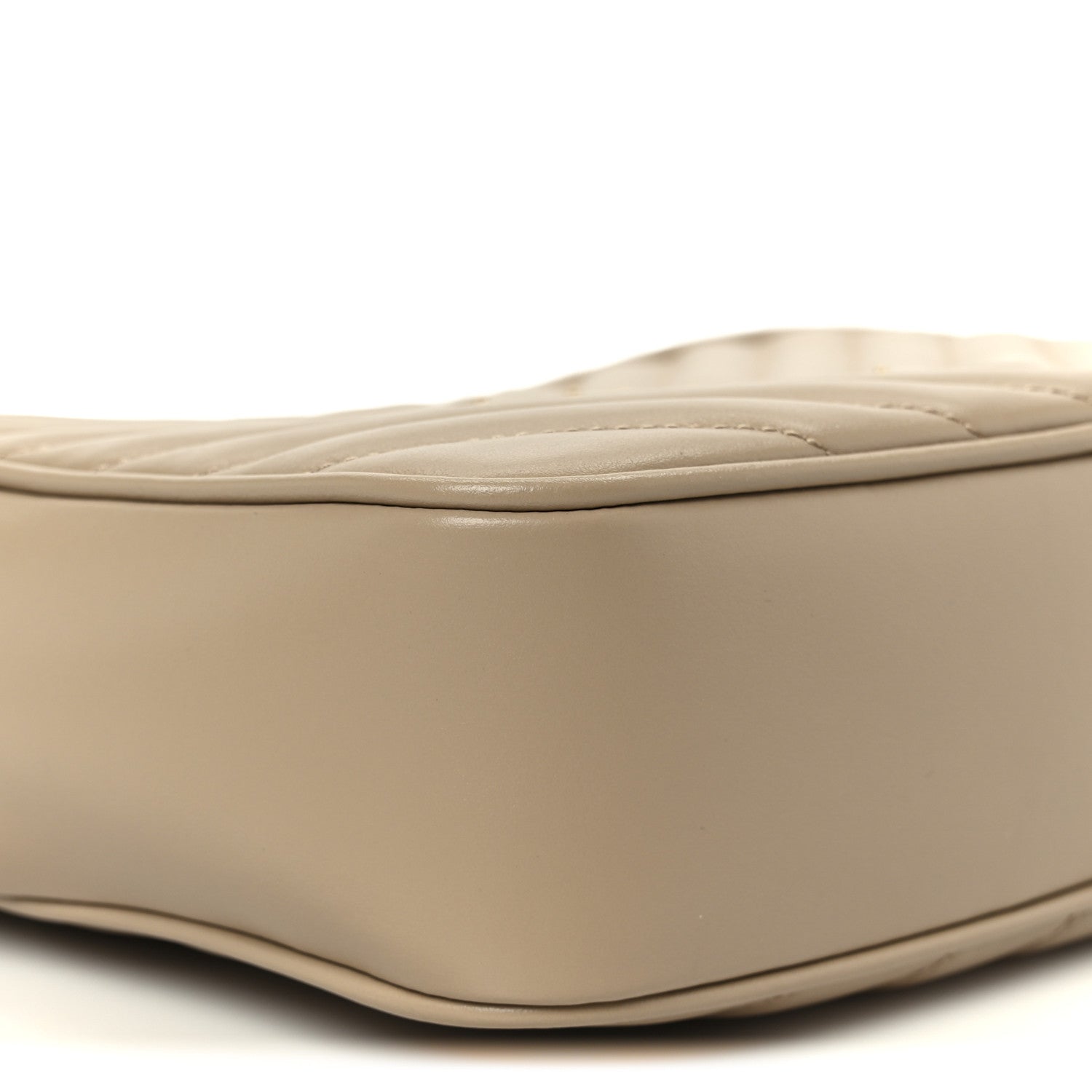 Calfskin Matelasse Monogram Lou Camera Bag Dark Beige