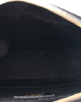 Calfskin Matelasse Monogram Lou Camera Bag Black